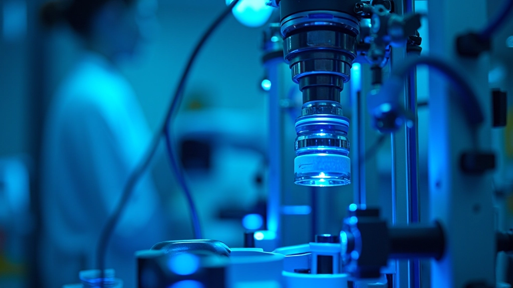 Laboratorinis eksperimentas su kvantine aparatūra ir mėlynu šviesimų